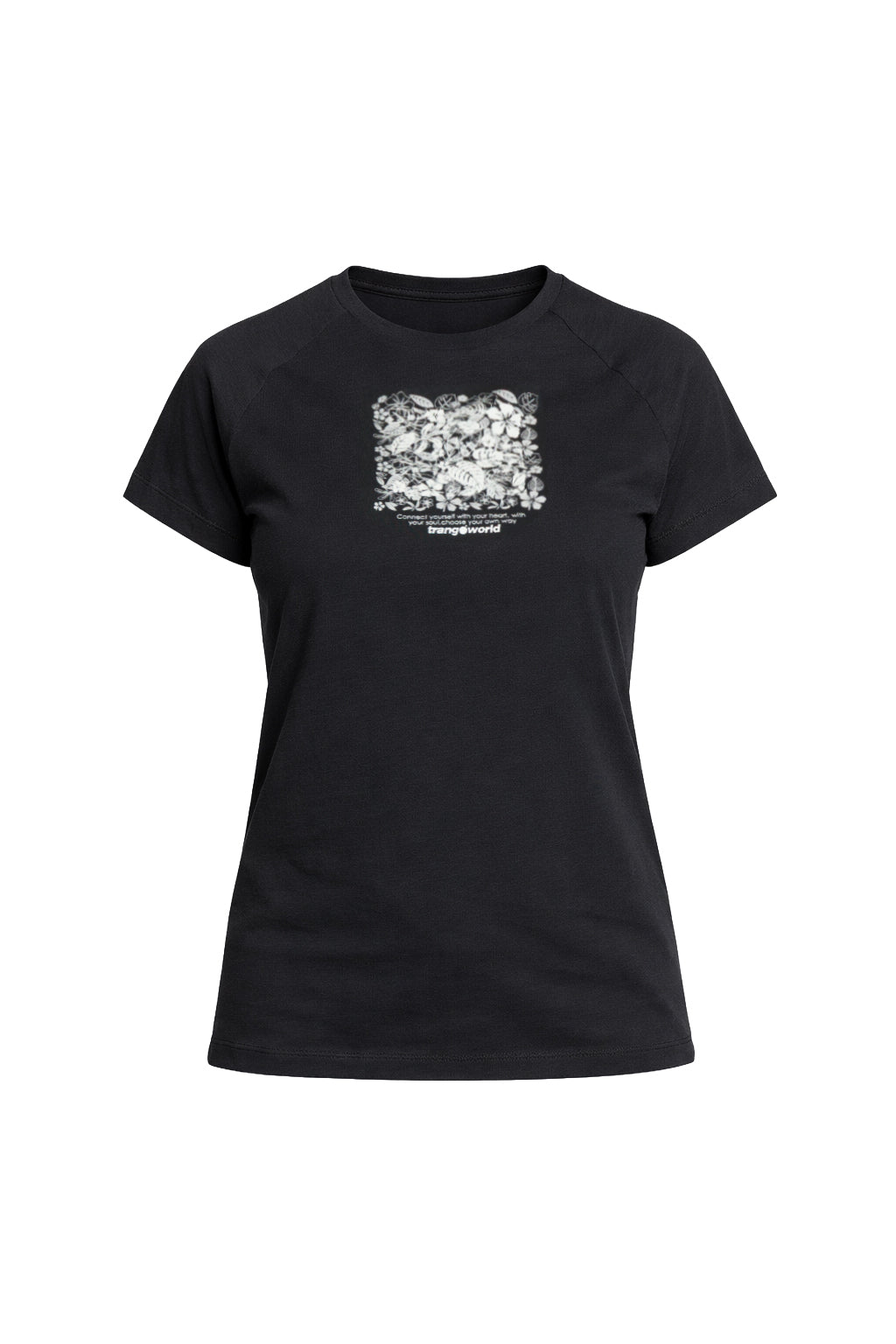 Tricou dama Trangoworld COBDEN-Caviar Anthracit