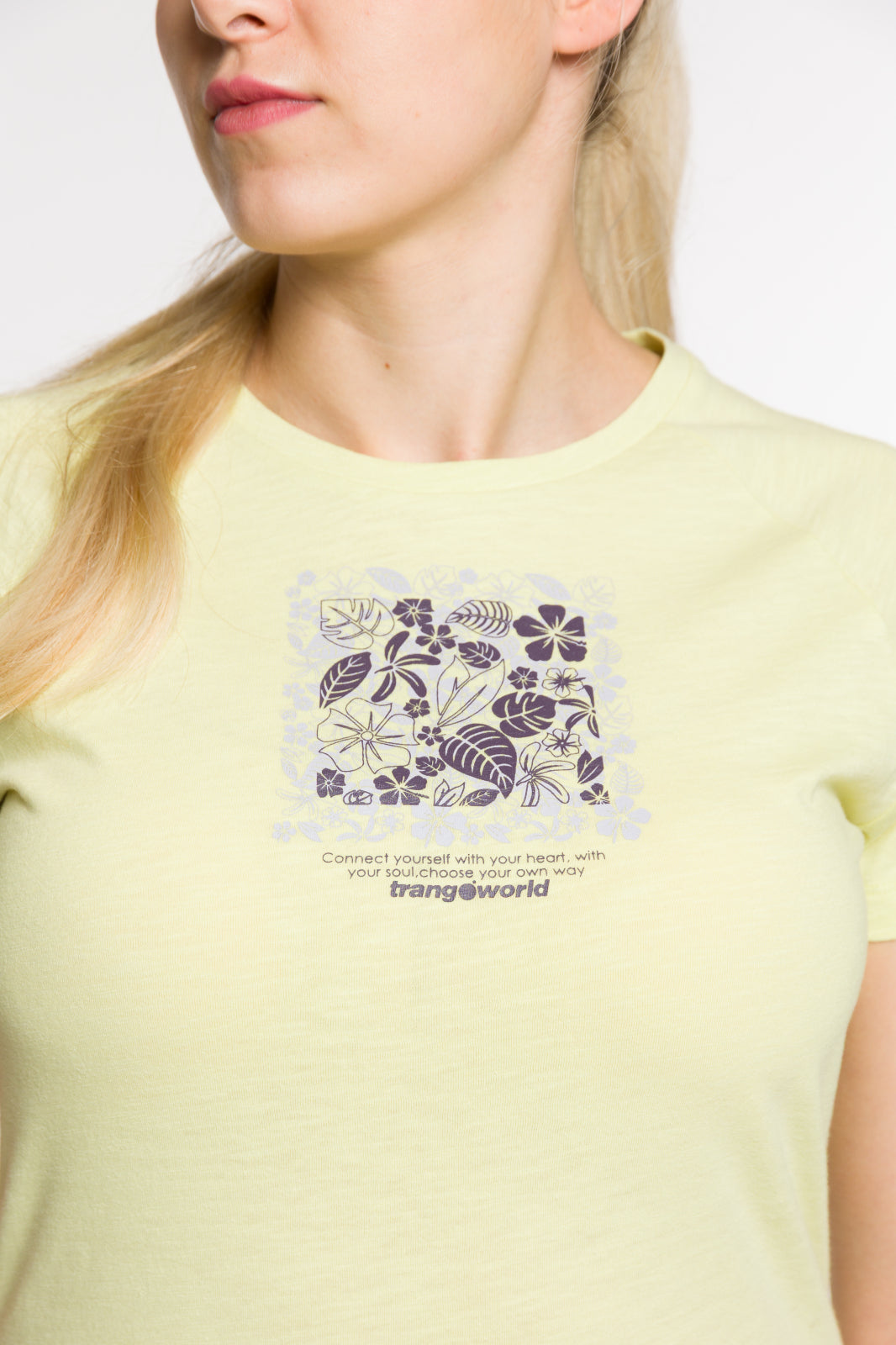 Tricou dama Trangoworld COBDEN - Citron