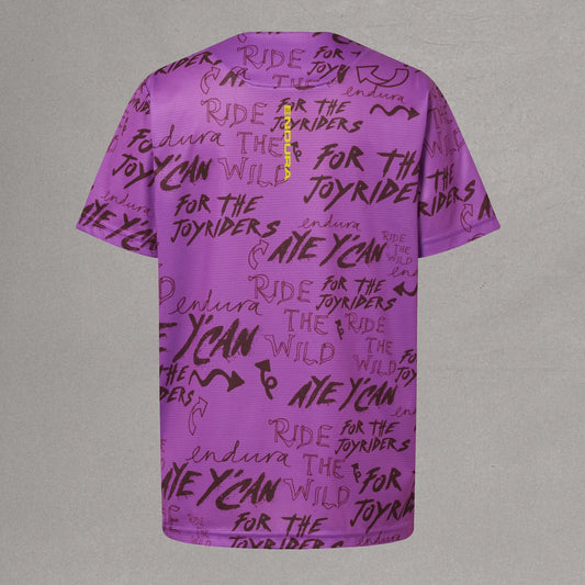 Tricou pentru copii Endura SINGLETRACK CORE - END PURPLE