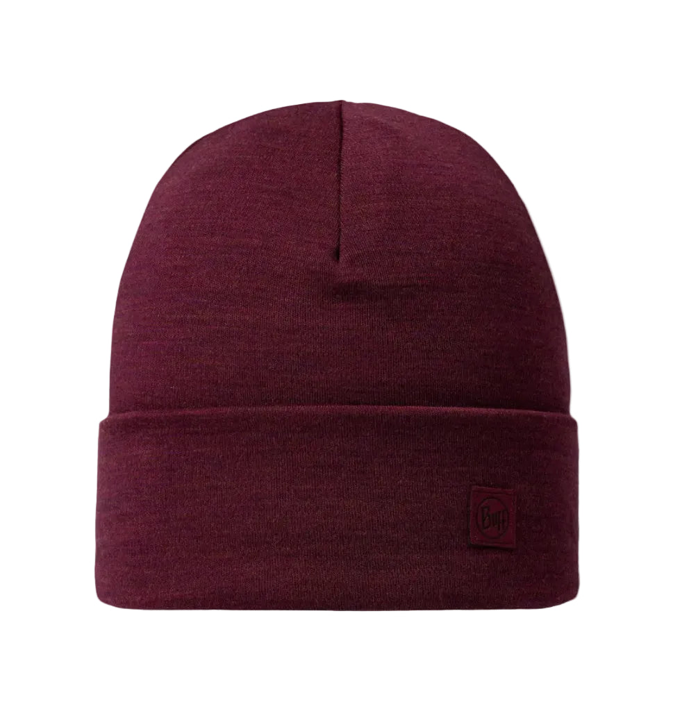 Buff Heavyweight Merino – Căciulă Iarnă Solid Tibetan Red