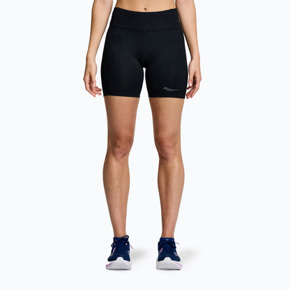 Saucony Fortify 6" – Pantaloni Scurți Alergare Femei Black
