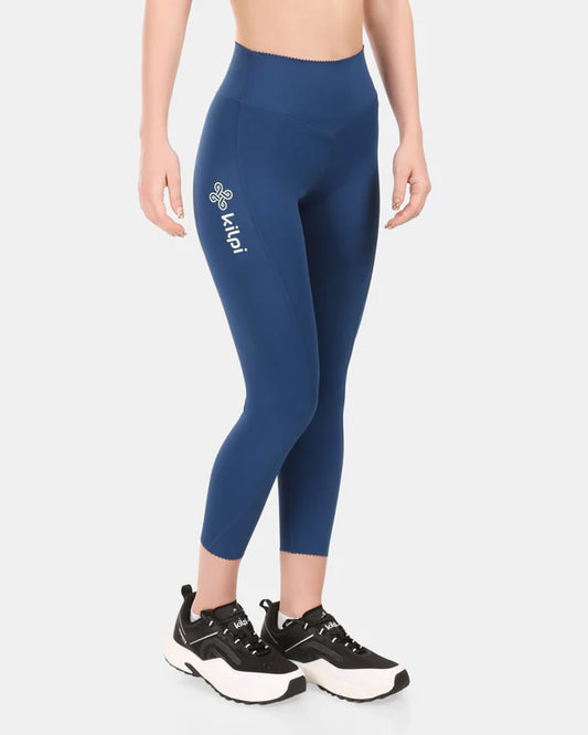 Kilpi Rivian – Colanți Fitness 7/8 Femei Blue Opti-Dry