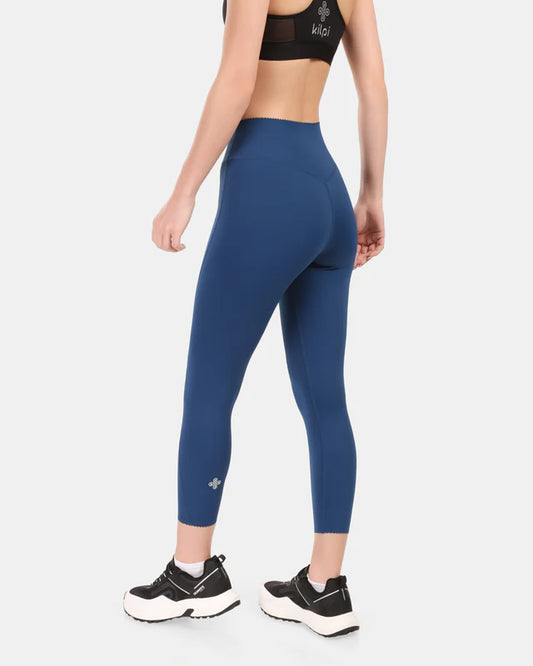 Kilpi Rivian – Colanți Fitness 7/8 Femei Blue Opti-Dry