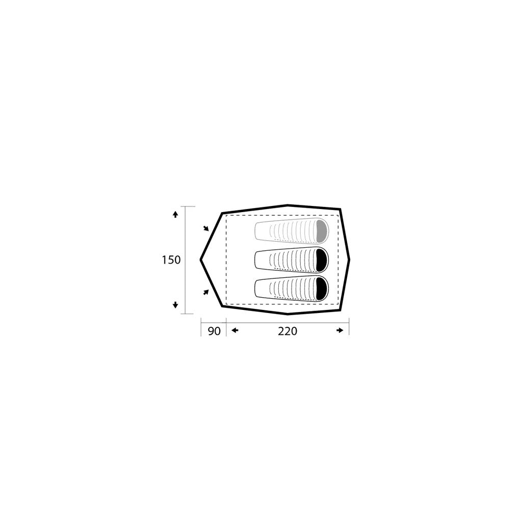Trimm Alfa D Cort 2-3 Persoane