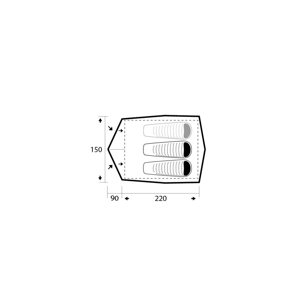 Trimm Comet Cort 2-3 Persoane