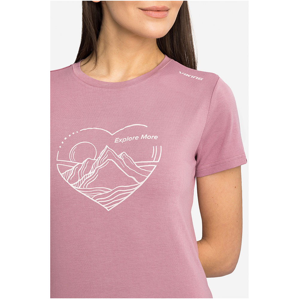 Viking Lenta Bamboo Light Tricou Outdoor Femei