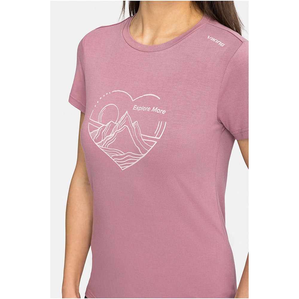 Viking Lenta Bamboo Light Tricou Outdoor Femei