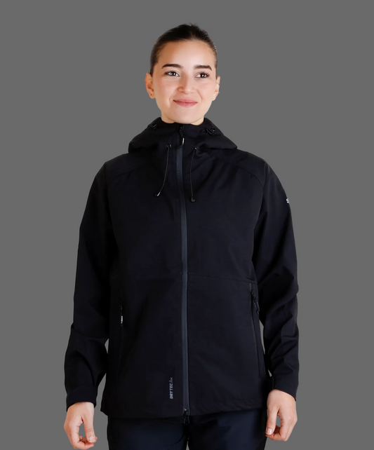 Geacă Hardshell Femei Impermeabilă 10.000 mm Sphere Pro TXELL NERO – Outdoor & Drumeții România