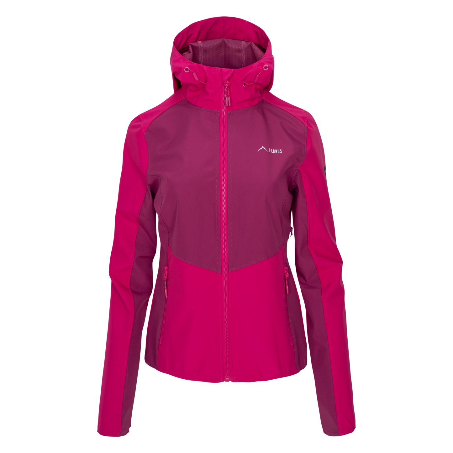 Softshell Femei ELBRUS ENVISAT Pink/Granita – Jachetă Tehnică 3L imperm. 10 000 mm, resp. 5 000 g/m²