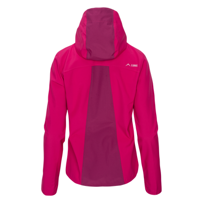 Softshell Femei ELBRUS ENVISAT Pink/Granita – Jachetă Tehnică 3L imperm. 10 000 mm, resp. 5 000 g/m²