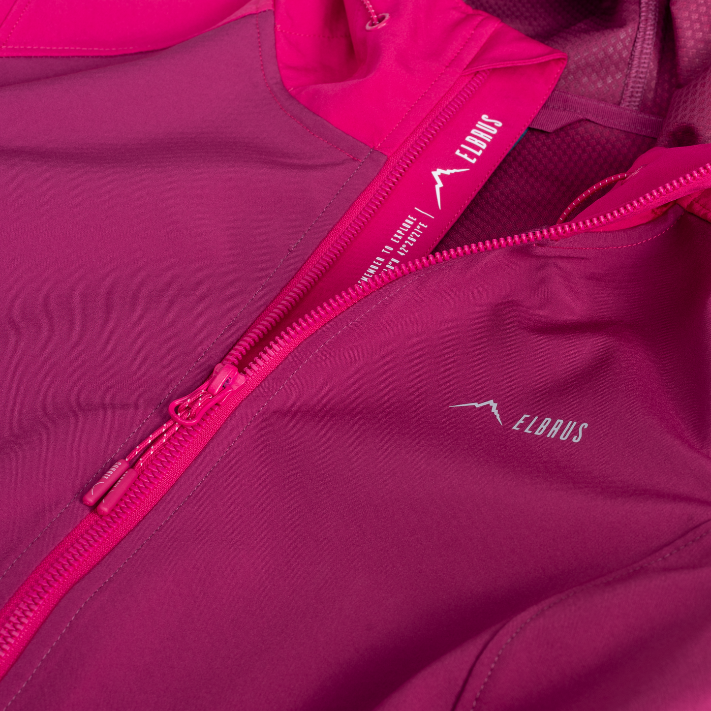 Softshell Femei ELBRUS ENVISAT Pink/Granita – Jachetă Tehnică 3L imperm. 10 000 mm, resp. 5 000 g/m²