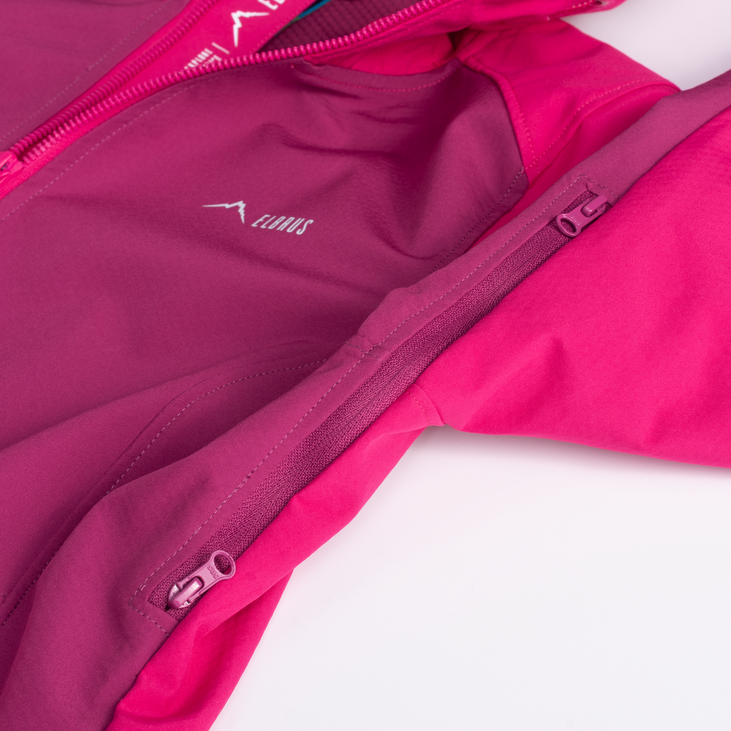Softshell Femei ELBRUS ENVISAT Pink/Granita – Jachetă Tehnică 3L imperm. 10 000 mm, resp. 5 000 g/m²
