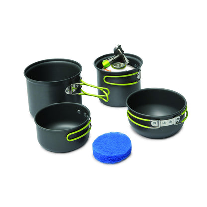 Pinguing Double Alu Set Vase Camping 2 Persoane