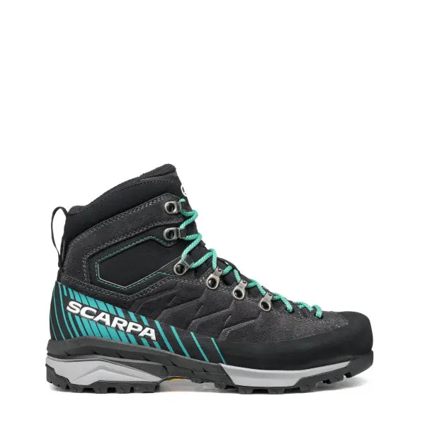 Scarpa Mescalito Trk Gore-Tex Wmn Dark Anthracite Tropical Green Bocanci Drumetie Femei