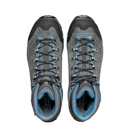 Scarpa Kailash Trek Gore-Tex Shark Gray Lake Blue Ghete Drumetie Femei