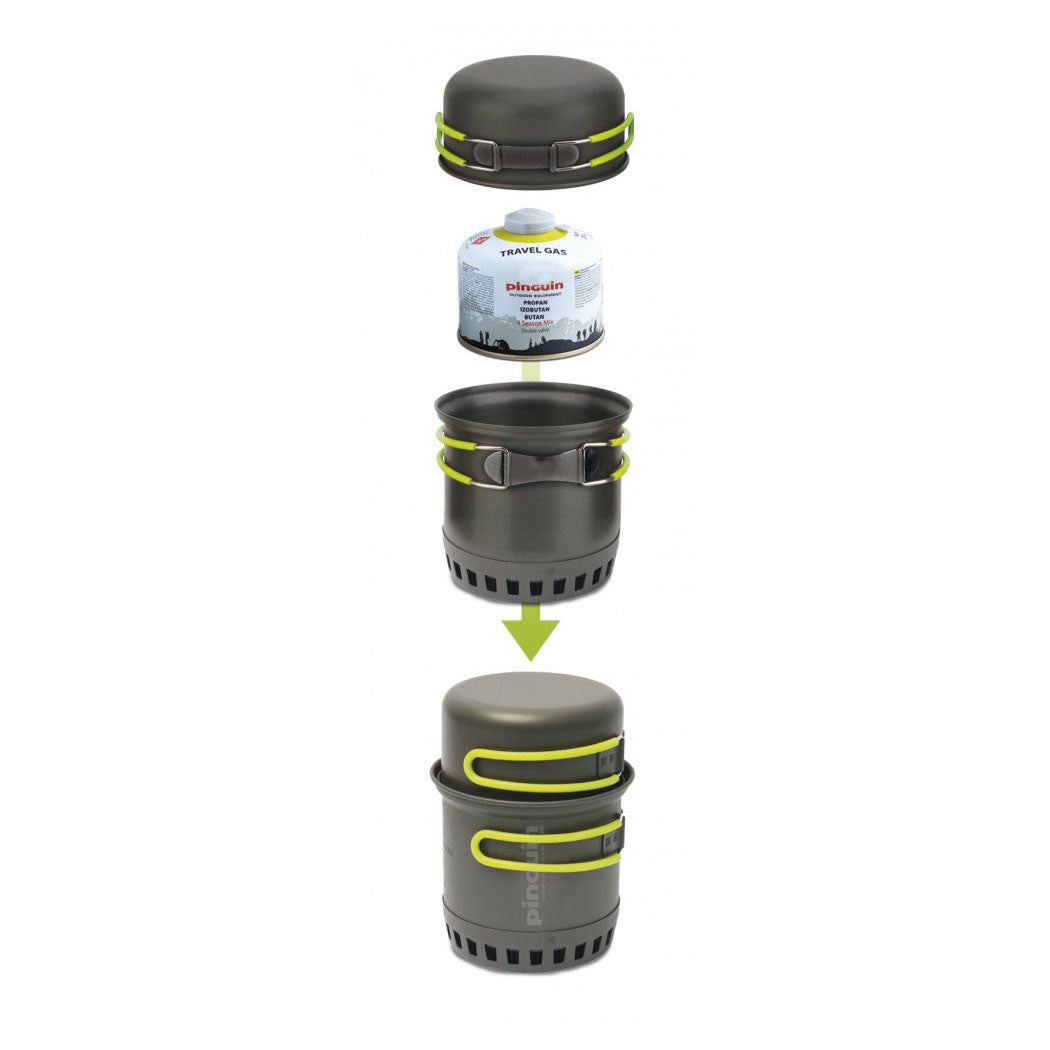 Pinguin Solo Alu X Set Vase Camping 2 Persoane