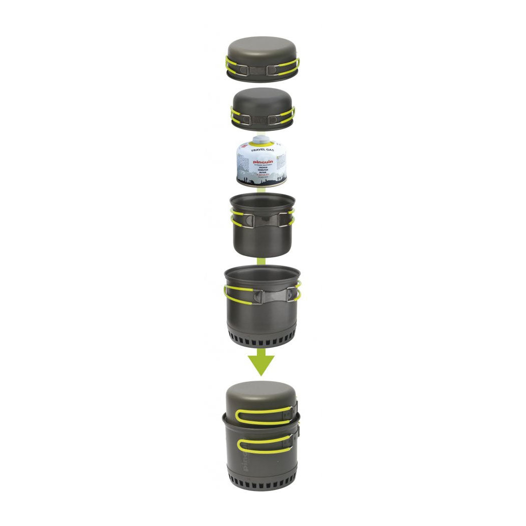 Pinguing Double Alu X Set Vase Camping 2 Persoane