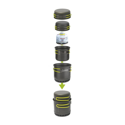 Pinguing Double Alu X Set Vase Camping 2 Persoane