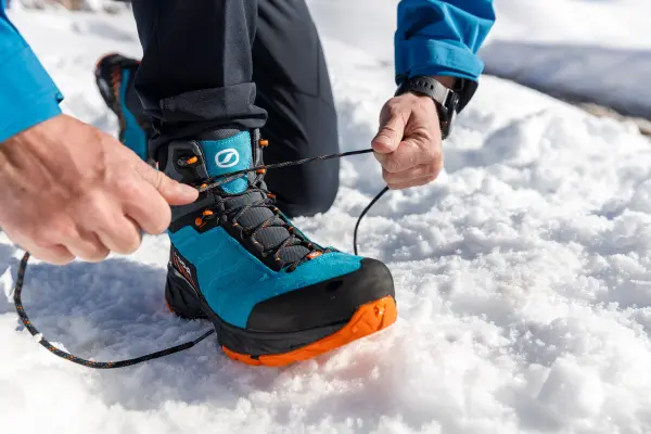 Scarpa Rush Trk Gore-Tex Pagoda Blue Mango Bocanci Drumetie Femei