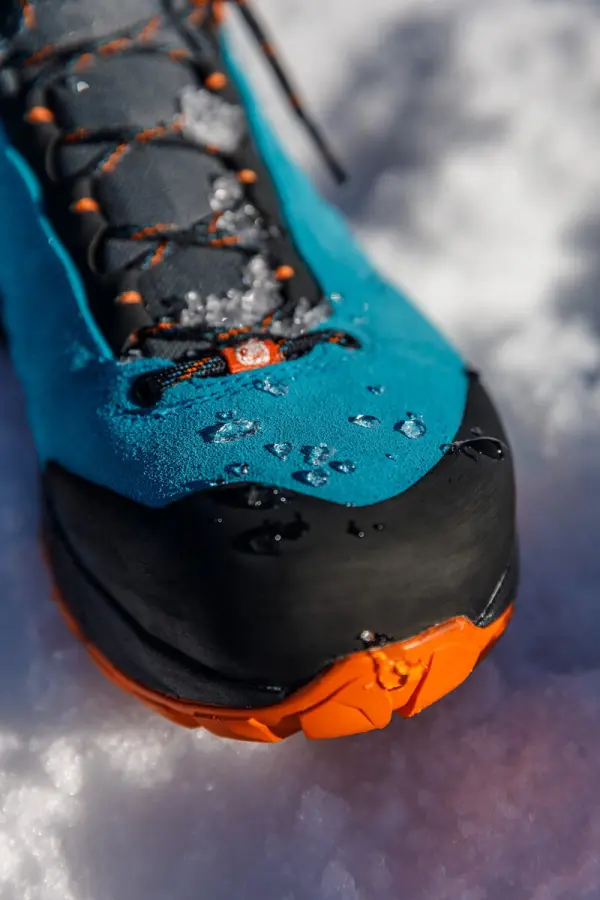 Scarpa Rush Trk Gore-Tex Pagoda Blue Mango Bocanci Drumetie Femei