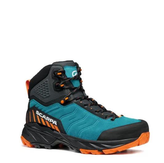 Scarpa Rush Trk Gore-Tex Pagoda Blue Mango Bocanci Drumetie Femei