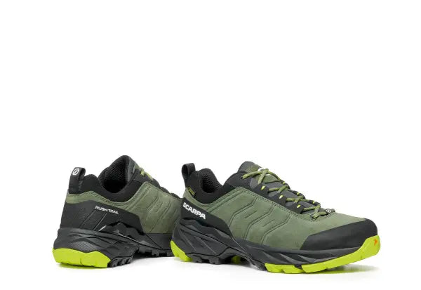Scarpa Rush Trail Gore-Tex Wmn Birch Sunny Lime Pantofi Drumetie Femei