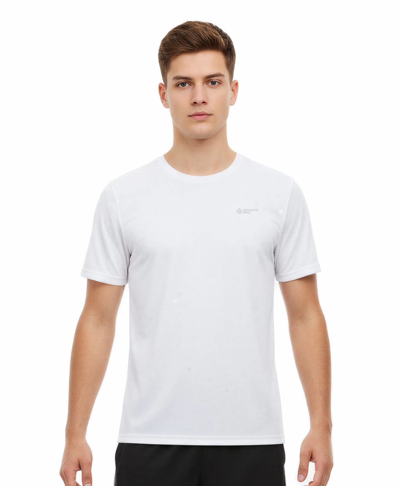 SpherePro Emre – Tricou Tehnic Bărbați Running Alb