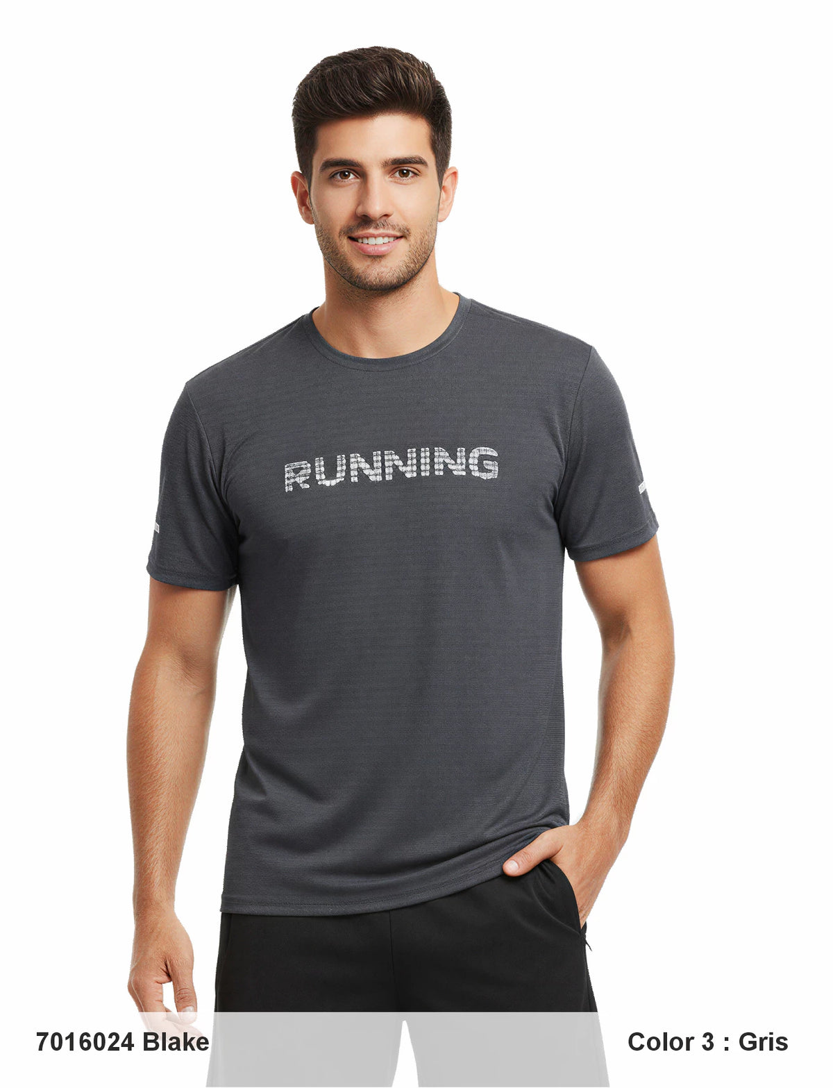 Tricou tehnic pentru barbati Sphere Pro Blake Gris