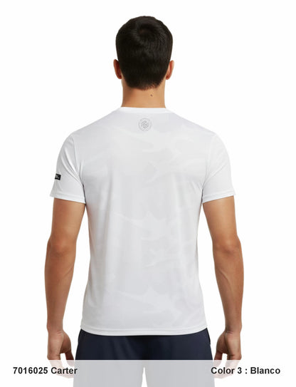 Tricou tehnic pentru barbati Sphere Pro Carter Bianco
