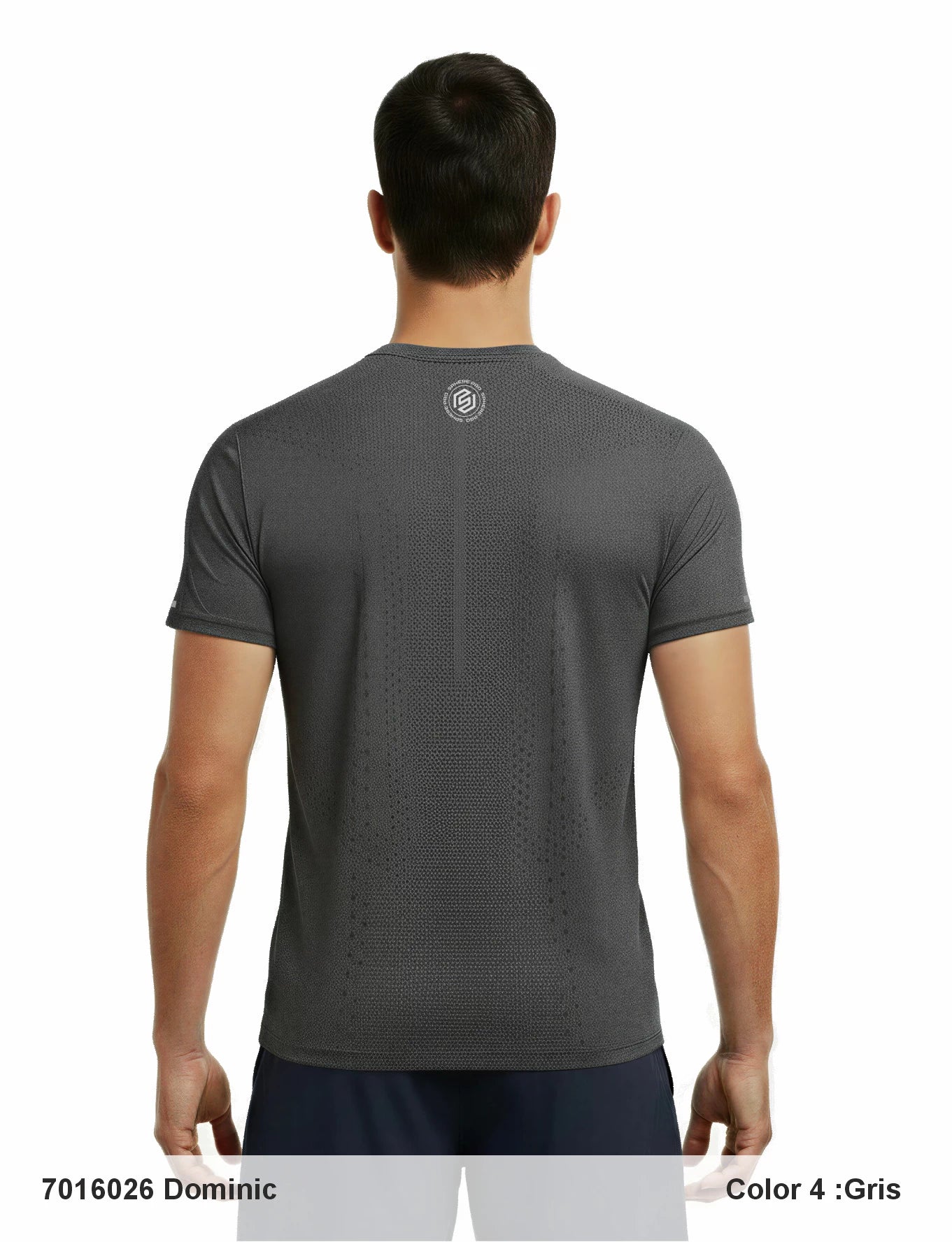 Tricou tehnic pentru barbati Sphere Pro Dominic Gris Claro