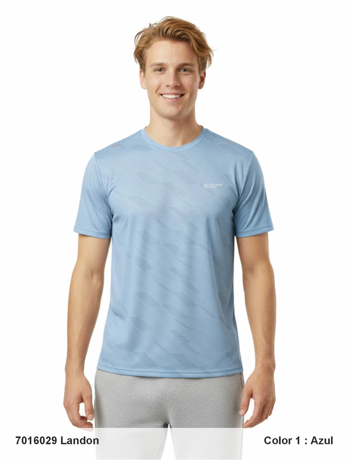 Tricou tehnic pentru barbati Sphere Pro Landon Azul
