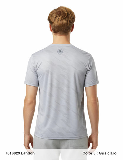 Tricou tehnic pentru barbati Sphere Pro Landon Gris Claro