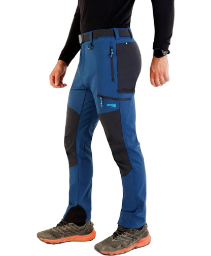 Pantaloni softshell barbati SPHERE PRO GARRET- AZUL 3 sezoane