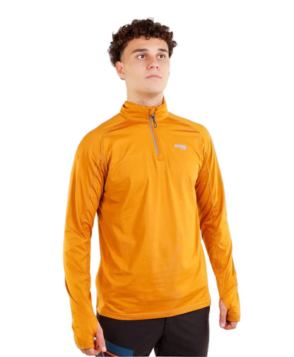 Bluza tehnica barbati SPHERE PRO GANTE-MIEL-Din materiale lejere, pentru sporturi montane