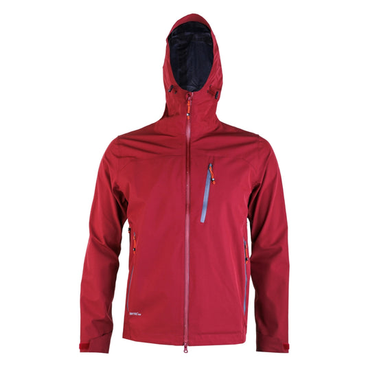 Geacă Hardshell Bărbați Impermeabilă 10.000 mm Sphere Pro KARL Rojo/Gris– Outdoor & Drumeții România