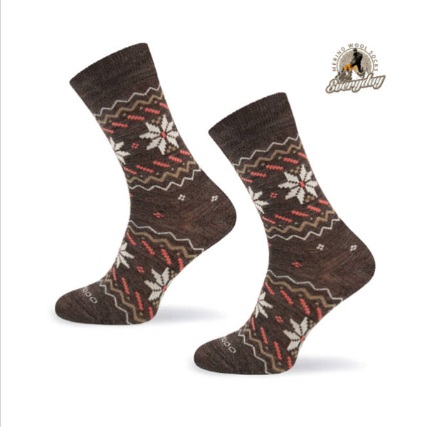 Șosete Comodo Everyday/Hiking Light Performance Merino/Alpaca Nordic Brown