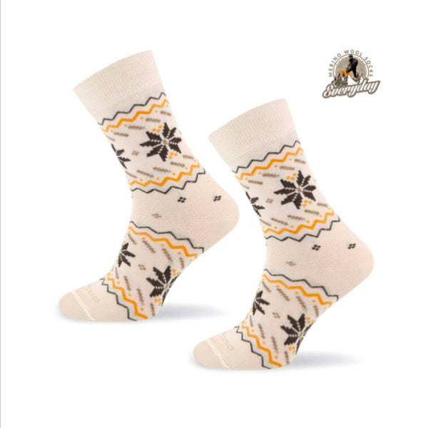 Șosete Comodo Everyday/Hiking Light Performance Merino/Alpaca Nordic Beige