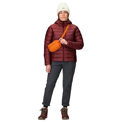 Marmot Highlander Hoody Geaca Puf Femei Rosu