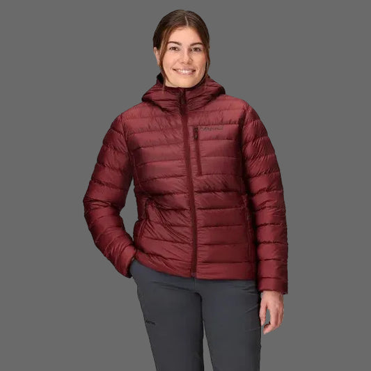 Marmot Highlander Hoody Geaca Puf Femei Rosu