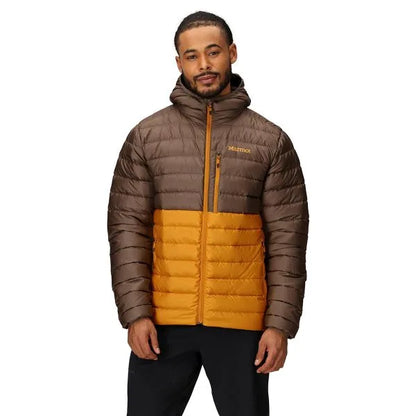 Marmot Highlander Hoody Geaca Puf Barbati Maro