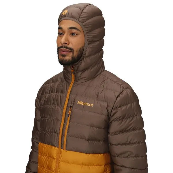 Marmot Highlander Hoody Geaca Puf Barbati Maro
