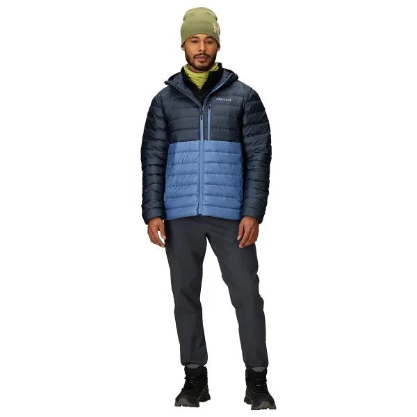 Marmot Highlander Hoody Geaca Puf Barbati Albastru