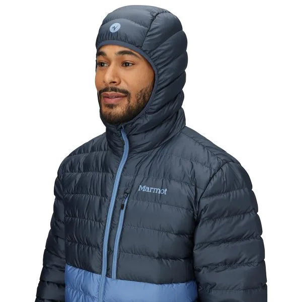 Marmot Highlander Hoody Geaca Puf Barbati Albastru