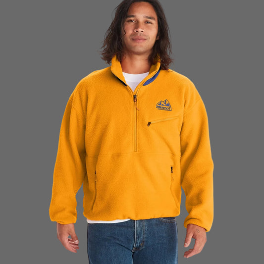 Marmot 94 E.C.O. Recycled Fleece Bluza Midlayer Drumetie Barbati-Galben