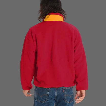 Marmot 94 E.C.O. Recycled Fleece Bluza Midlayer Drumetie Barbati-Rosu