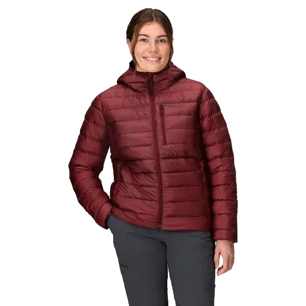 Marmot Highlander Hoody Geaca Puf Femei Rosu