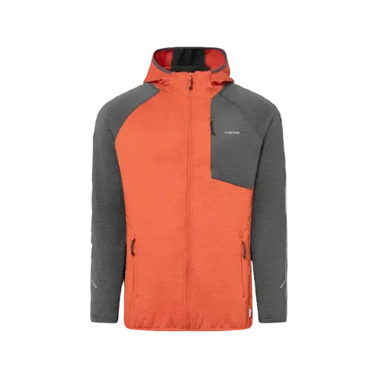 Midlayer bărbați Viking Birger Hoodie Orange/Grey