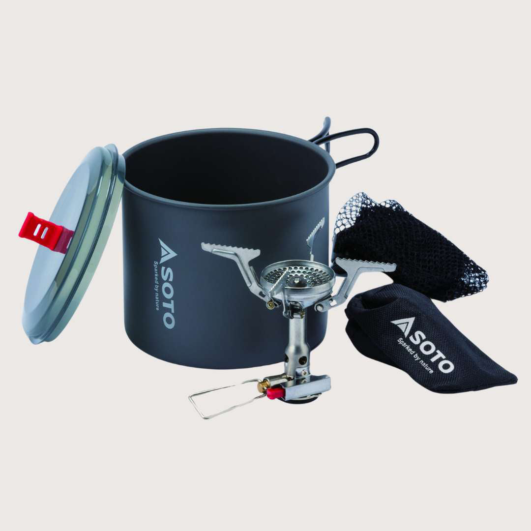 Soto New River + Amicus Piezo Set Gatit Camping