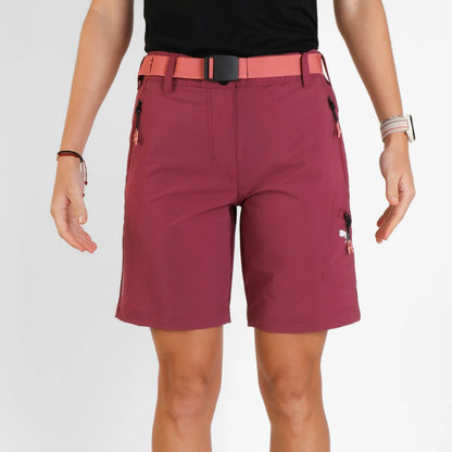 Pantaloni femei SpherePro Michela ciruela/rosa