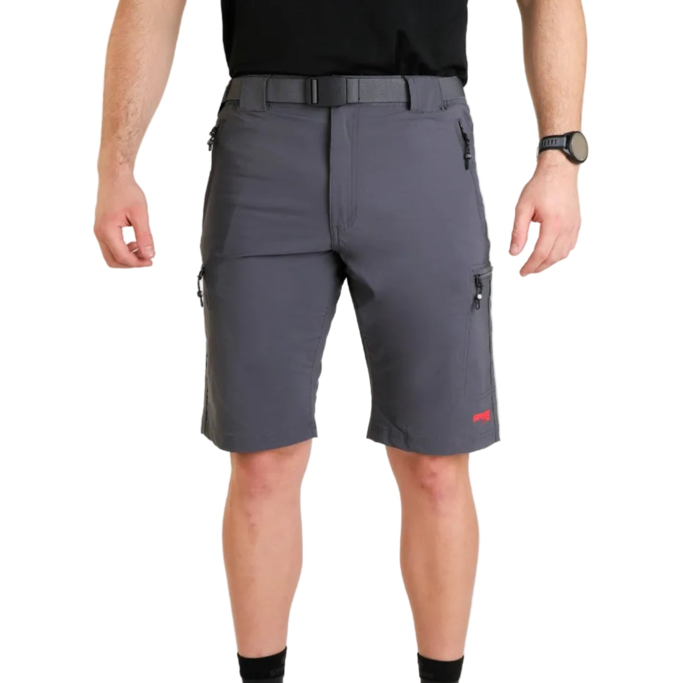 Pantaloni scurti barbati Sphere Pro Kola gris/negro-trekking/hiking